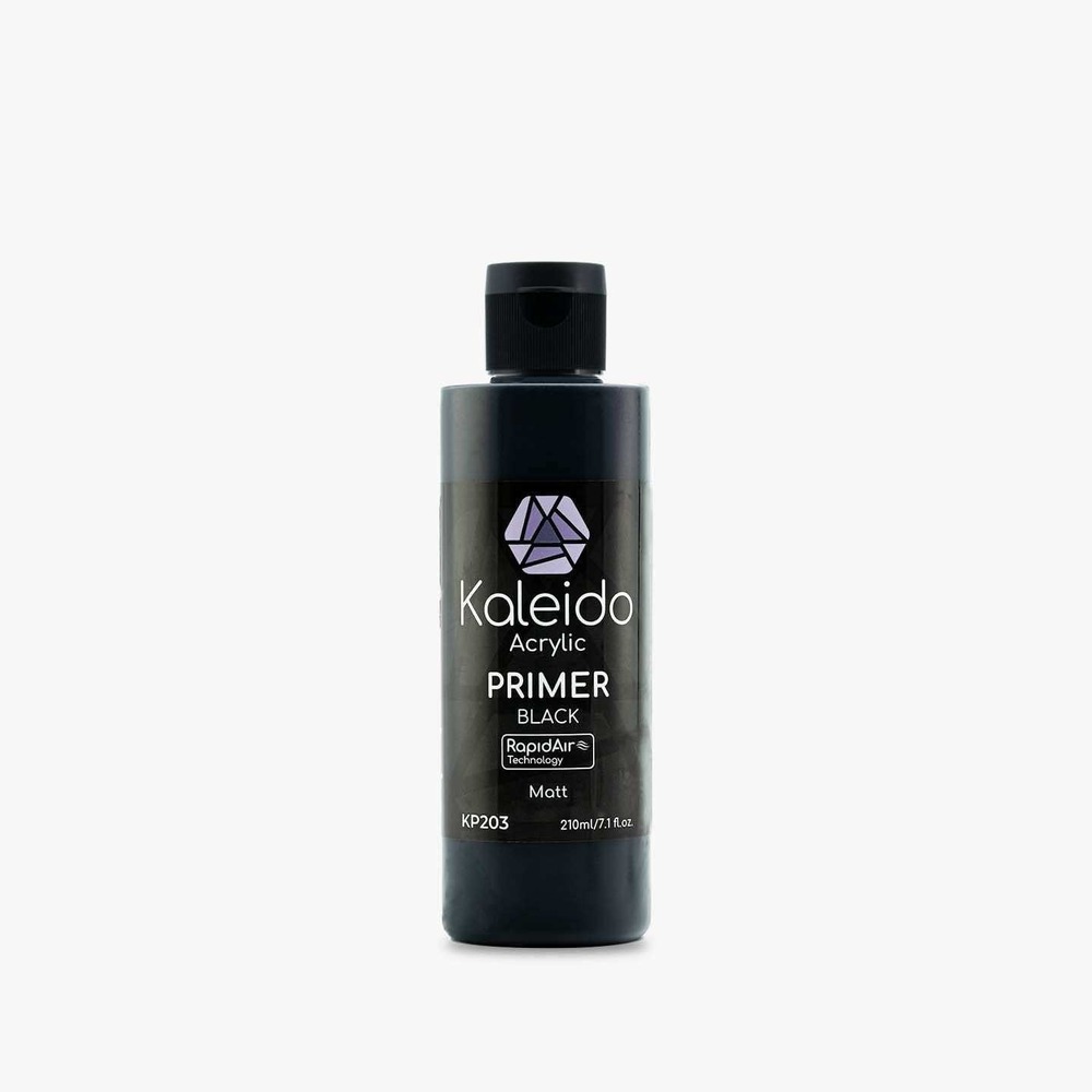 Kaleido ColorWorks Acrylic Primer Black 210ml KP202 Matt New